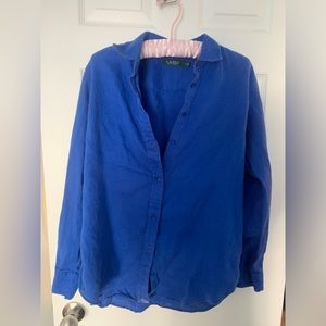 Linen Ralph Lauren button-up